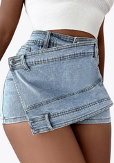 MINI-JUPE SHORT EN DENIN