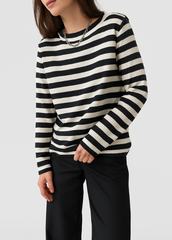 PULL TRICOTÉ À MANCHES LONGUES