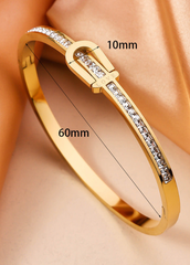 BRACELET EN ACIER INOXYDABLE PLAQUÉ