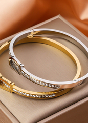 BRACELET EN ACIER INOXYDABLE PLAQUÉ