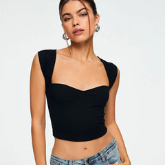 CROP TOP EN MAILLE