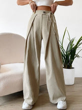 PANTALON TAILLE HAUTE À LACETS
