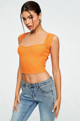 CROP TOP EN MAILLE
