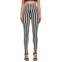 LEGGINGS SCULPTANTS À RAYURES