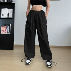 PANTALON CARGO-JAMBES LARGES