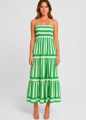 Robe Longue Rayée