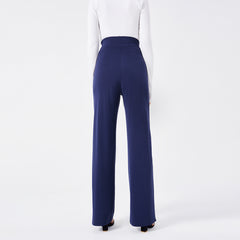PANTALON SLIM TAILLE HAUTE UNIS