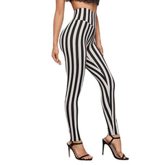 LEGGINGS SCULPTANTS À RAYURES