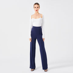 PANTALON SLIM TAILLE HAUTE UNIS