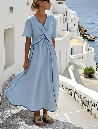 Robe Louna – Longue rayée esprit vacances Image secondaire du produit