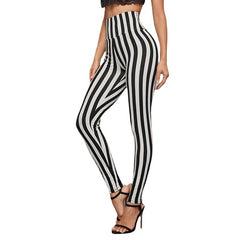 LEGGINGS SCULPTANTS À RAYURES