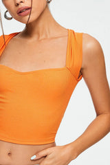 CROP TOP EN MAILLE